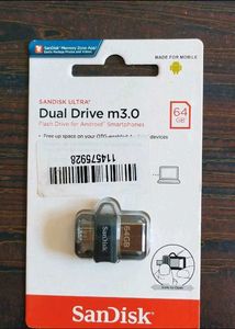 Seal Pack Sandisk Ultra 64GB Dual OTG Pendrive