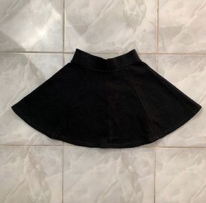 Black Flared Skirt