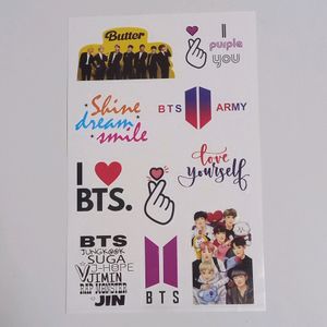 BTS Sticker Sheet