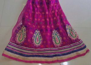 Gorgeous Magenta Ethnic lehanga