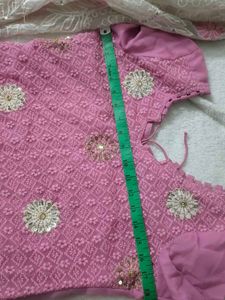 Pink Embroidered Salwar Kameez Suit