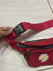 Red Daisy Fanny Pack