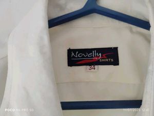 Vintage Cream Short-Sleeve Button-Down