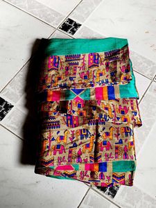 Elegant Green Saree