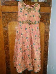 Embroidered Indian Gown