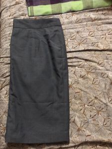 Gray Formal Pencil Skirt (new)