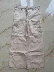 Beige Cargo Pants