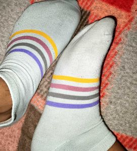 Toe Socks with Stripes