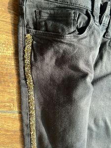 Zara Sparkle Side Jeans 8-10 years
