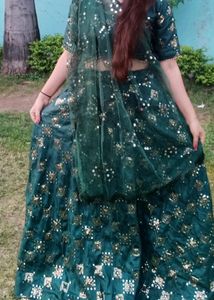 New Lengha For Mehndi