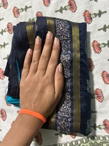 Pocket Size Beautiful Ombre Blue Saree