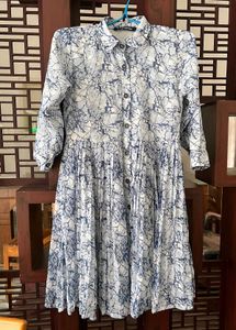 Printed Shirt Dress