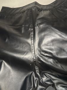 Hot Pink Faux Leather Pants