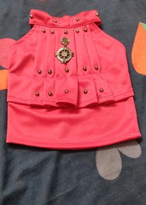 Baby Top and Bottom Wear (Rose Pink)