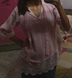 Pink cutesy top
