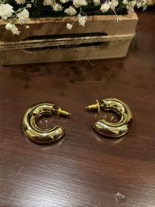 Chunky Gold Hoop Earrings
