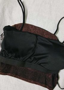 Glitter brown top party