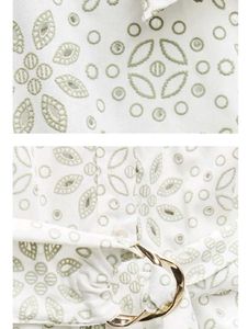 Zara Eyelet Midi Shirt Dress
