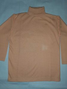 High Neck Cotton Tshirt 🛍 -orange