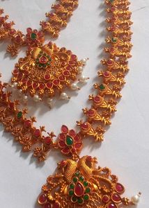 Gold Plated Temple Jewelry Set