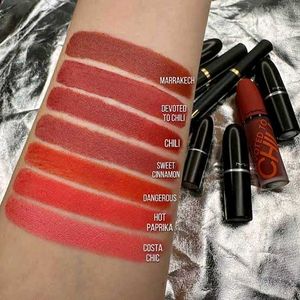 Original MAC powder kiss Lipstick Devoted to Chili