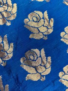 Elegant Blue Silk Saree