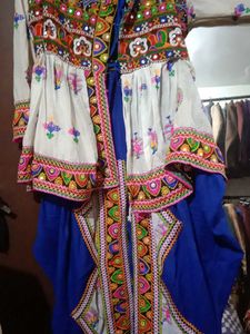 Blue  White Dhoti Kediyu