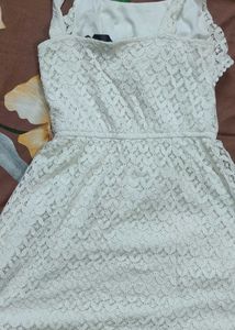 White Dress With Net