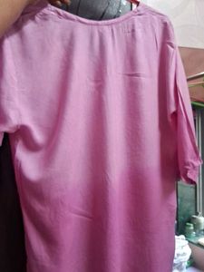Pink Shade Short Kurti