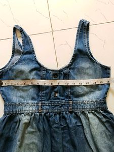 Jeans Branded Short Dress