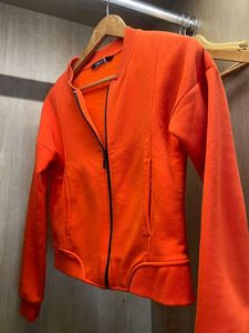 Orange bikers and casual Jacket