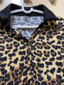 Cheetah Print Crop Top