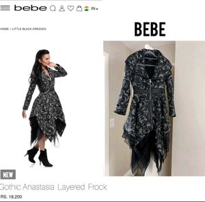 Bebe punk rave gothic dress