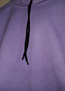 Lavender Oversized Hoodie For Girls