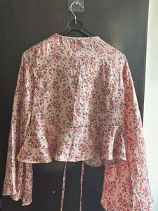 Floral Print Crop Top