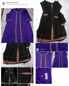 Dubai Abaya Elegant Embroidered Combo Of 2