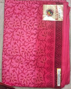 Premium Cotton Print Saree