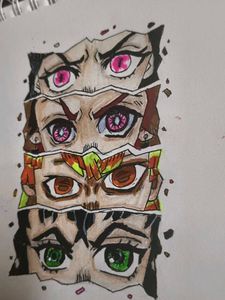 Anime Eyes Artwork