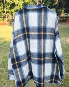 Women’s Trendy Winter Wear oversized Checkere