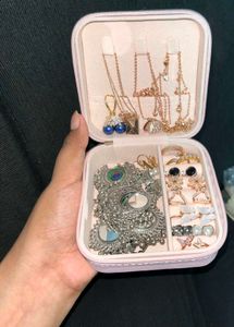 Pink Travel Jewelry Case✨✨