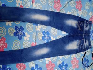 Distressed Denim Jeans