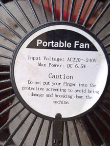 Impex Portable Rechargeable Fan