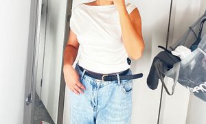 Draped Satin Top