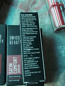 Swiss Beauty Lipsticks And Mascara