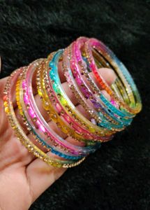 Colorful Royal Glass Bangles