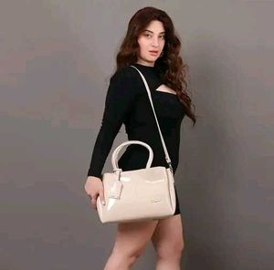 Elegant Beige Handbag
