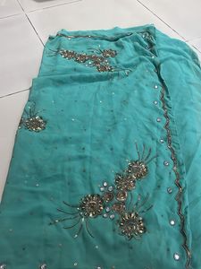Elegant Green Saree
