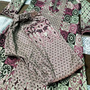 Suit With Shawl