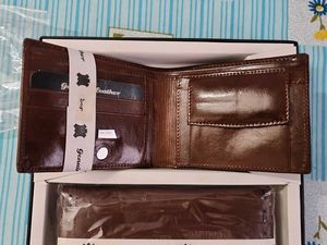 Genuine Leather Wallet Set for Men &amp; Women
