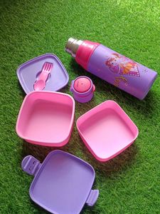 School Lunch Box &amp; Bottle Combo For Kids